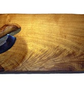 Oak Mezzoluna Board